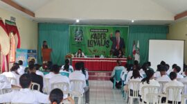 Puluhan Kader Loyalis Milenial PKB Sikka mengikuti pendidikan politik (18/10/25) hotel Permatasari ) Maumere.