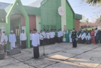 PCNU Kabupaten Sikka menggelar aapel memperingati hari santri nasional di halaman kantor PCNU Sikka (22/10/25)