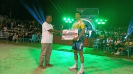 Dio, kapten dari tim Kecamatan Nele dinobatkan sebagai pemain terbaik di turnamen Bupati Cup 2025 berhasil membawa timnya juara pada turnamen tersebut.