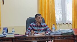 Kepala Dinas Pemberdayaan Masyarakat Desa (PMD) Kabupaten Sikka, Lambertus Sol Keytimu. 