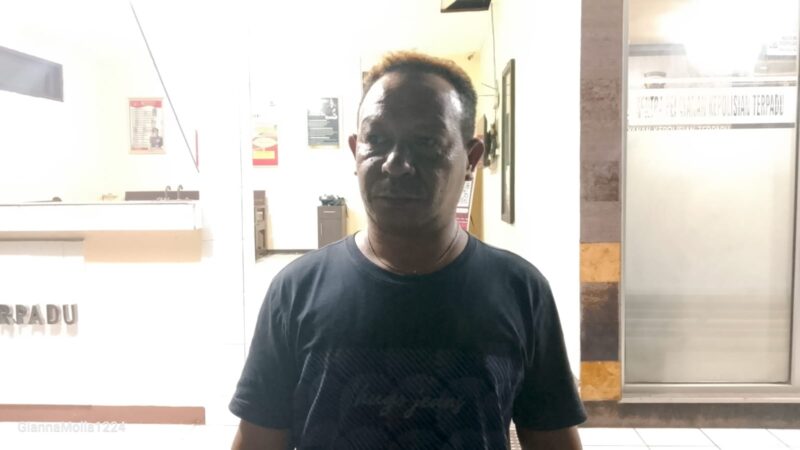 Perwakilan keluarga korban, Fabianus. 