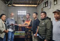 Keterangan foto: Tim kuasa hukum korban pembunuhan Rubit saat menerima surat kuasa dari pihak keluarga korban beberapa waktu lalu. Dok.Istimewa.