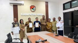 Penandatanganan Mou antara Pemkab Sikka dan PT FTF Globalindo, Selasa (10/3/2026). 