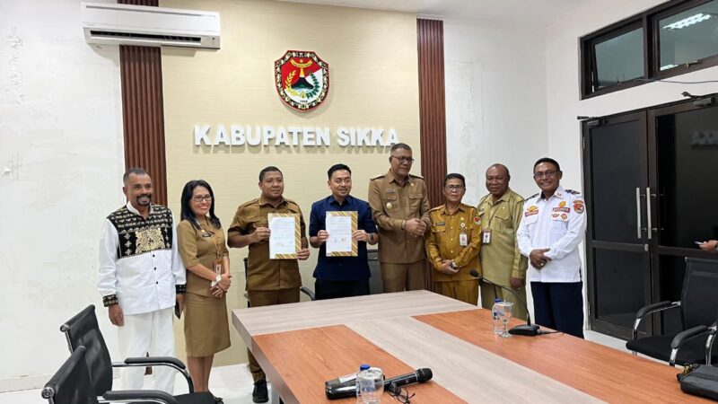 Penandatanganan Mou antara Pemkab Sikka dan PT FTF Globalindo, Selasa (10/3/2026). 