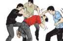 Ilustrasi pengeroyokan.
