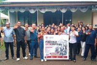 Sosialisasi Anti Korupsi Mahasiswa FH Unipa kepada karyawan  LKM Putra Dewa 