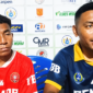 Pelatih Perse Ende, Gusto Kaju (kanan), didampingi salah satu pemainnya memberikan keterangan kepada awak media usai membawa Perse Ende menang 1-0 atas Persami Maumere pada lanjutan Piala Soeratin U-17 2026 di Stadion Gelora Samador, Selasa (28/7/2026).