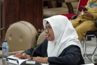 Foto: Anggota DPRD Sikka, Nurhayati Bondeng, sumber: tangkapan layar live streaming Tribun Flores.com.