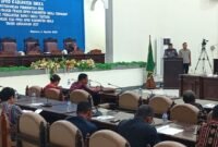 Paripurna pembahasan Rancangan KUA-PPAS 2027 di Gedung DPRD Sikka, Senin 03/08/2026