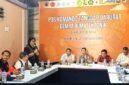 Rapat Koordinasi Satgas Penanggulangan Bencana Daerah Kabupaten Sikka dan BNPB di Kantor  BPBD Sikka, Selasa, 18/08/2026