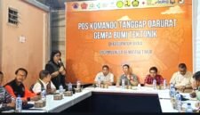 Rapat Koordinasi Satgas Penanggulangan Bencana Daerah Kabupaten Sikka dan BNPB di Kantor  BPBD Sikka, Selasa, 18/08/2026